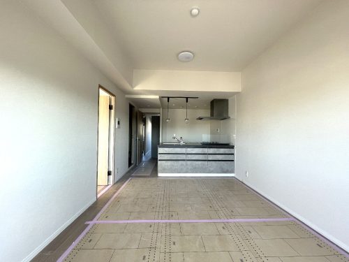 陽当たりの良いLDK約13.8帖(居間)