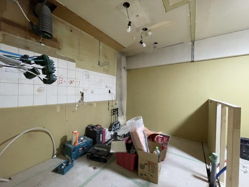 キッチンが配置される場所です。(キッチン)