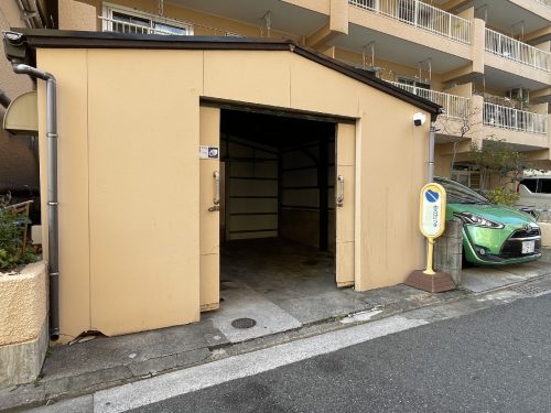 ゴミ集積場も清潔です