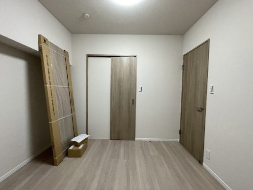 ウォークインクローゼットに作り直されています。(寝室)