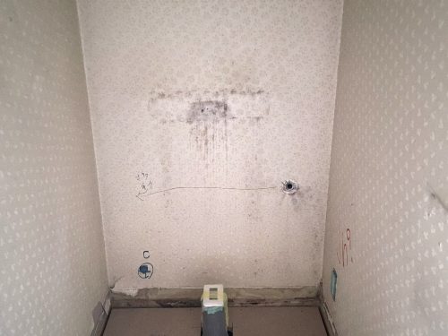 トイレが設置される予定の場所です。